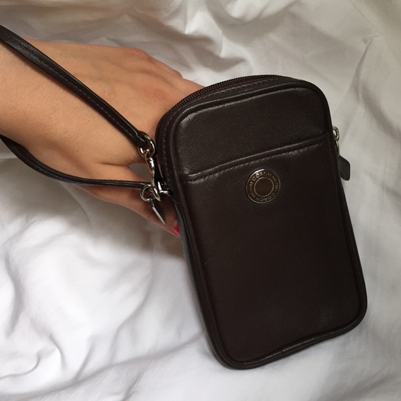 {Coach} leather tech wristlet - Picture 2 of 4