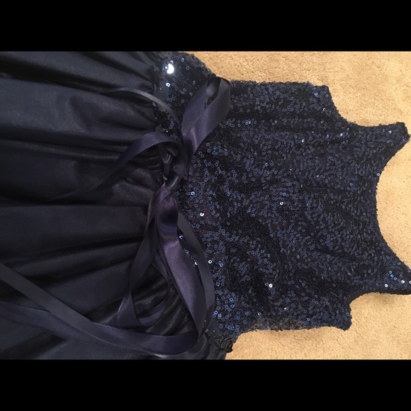 Dolls & Divas Couture sapphire sequin party dress - Picture 4 of 4