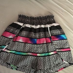 Multi colored shorts