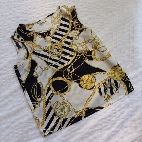 Vintage Nautical Blouse