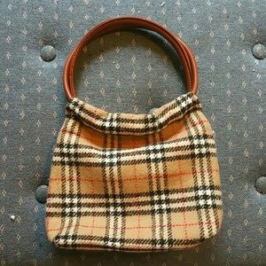 Adorable Vintage Mini Burberry Bag