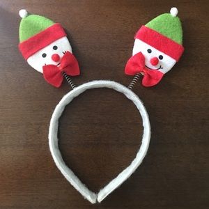 Cute snowman headband!
