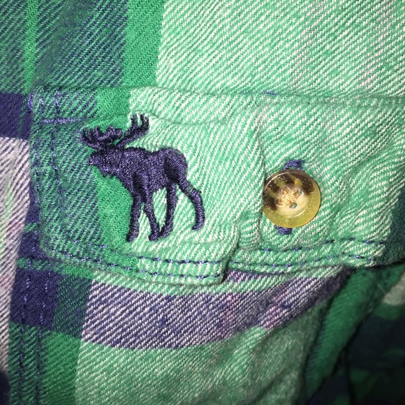 ABERCROMBIE kids flannel size XL - Picture 2 of 3