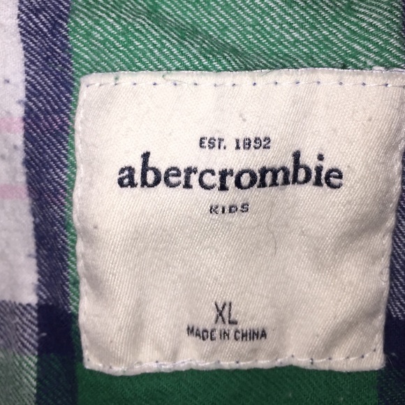 ABERCROMBIE kids flannel size XL - Picture 3 of 3