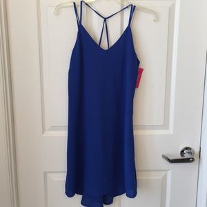 Xhilaration Blue Strappy Shift Dress