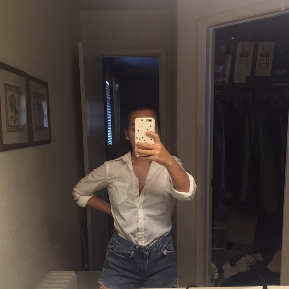 Classic White Button Down Shirt