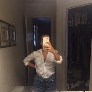 Classic White Button Down Shirt