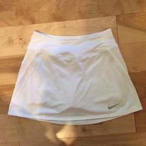 White Nike Tennis Skirt