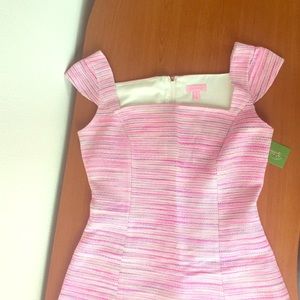 Lily Pulitzer Pop Pink Barnard Boucle dress