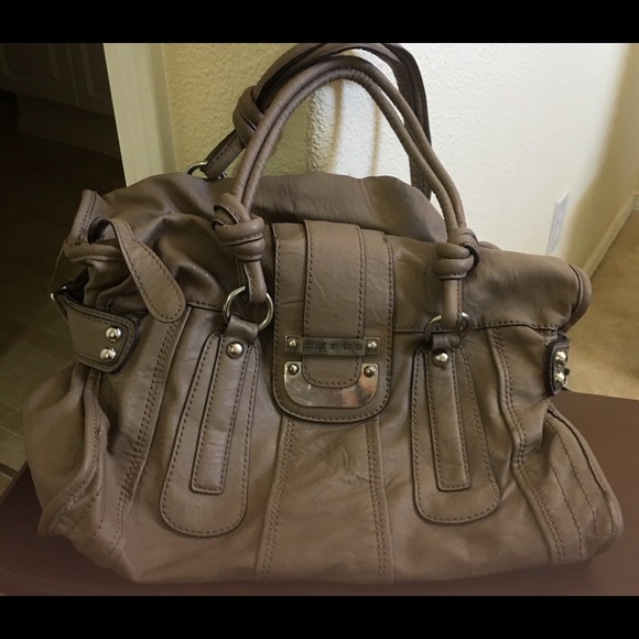 Authentic, Guess large beige purse. Gently used.
