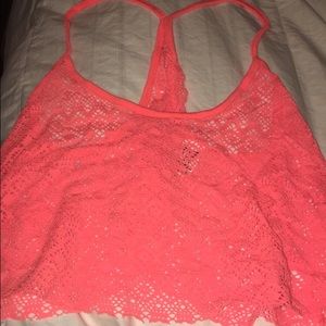 Victoria's Secret swimsuit cover up crop top