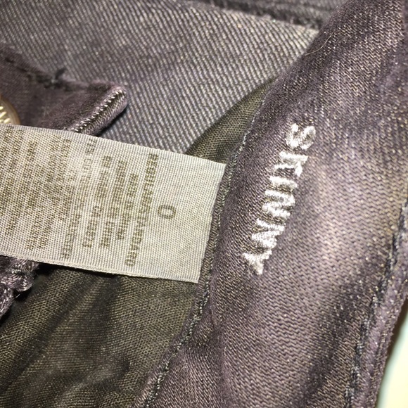 AMERICAN EAGLE black wash skinny jean size 0 - Picture 4 of 4