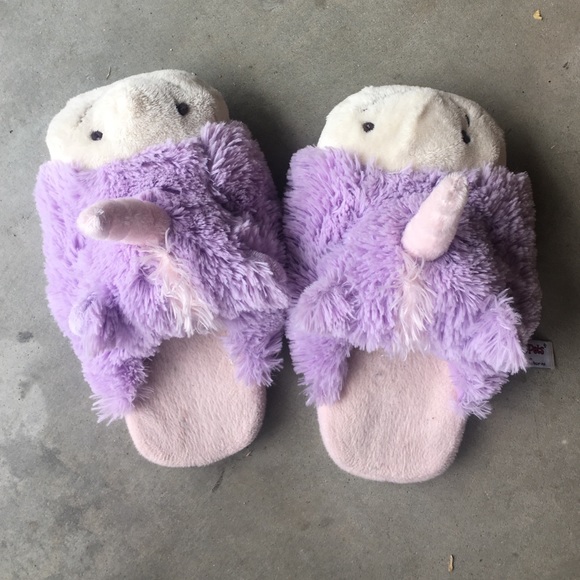 Unicorn slippers