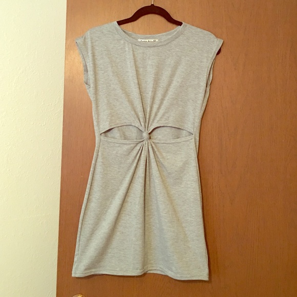 Front slit dress
