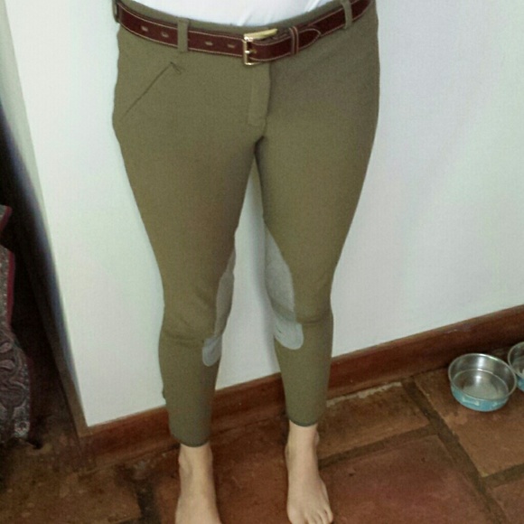Tuff Rider Ribb Front Zip Knee Patch Breeches 26