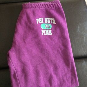 💗PINK 💗 purple jogging pants medium