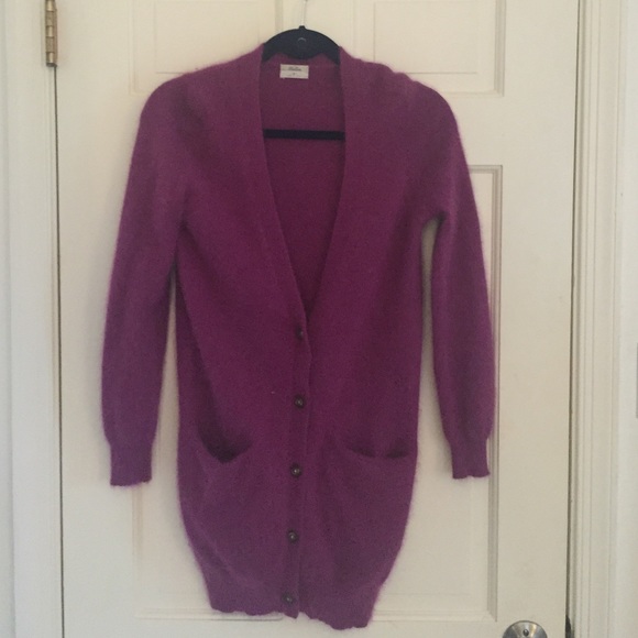Madewell purple cardigan