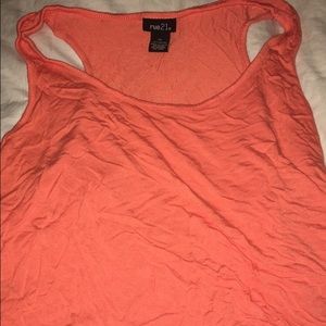 Orange crop top