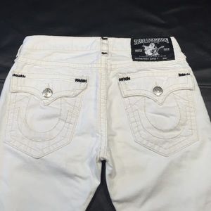 Men's True Religion Ricky Straight leg jeans.