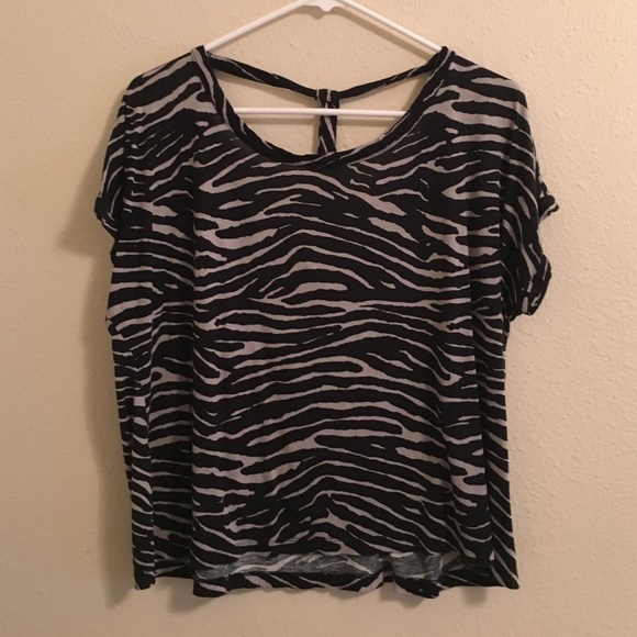 FOREVER 21 zebra print top