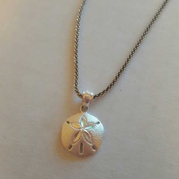 Sand dollar necklace