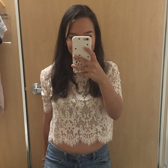 Sheer Lace Blouse