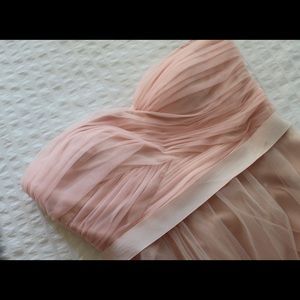 Blush Tulle strapless dress