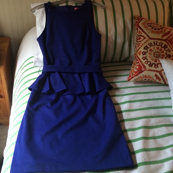 Isaac Mizrahi dress. Cobalt blue. Worn one time!