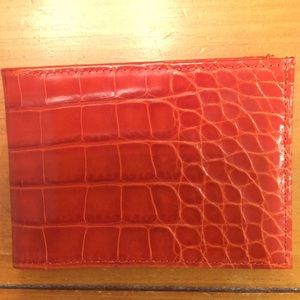 Genuine Alligator Skin Wallet (gently worn)