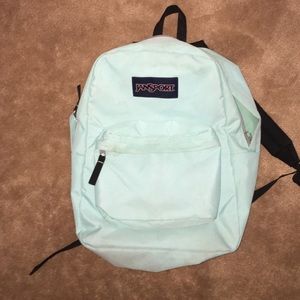 Jansport Superbreak light blue backpack