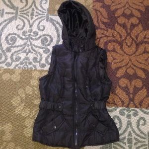 Deb winter vest with hood