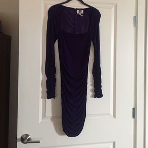 Laundry By Design purple cocktail dress