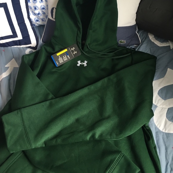 Under Armour hoodie sweatshirt men XL dark green