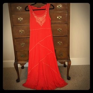 Cable and Gauge fall  Aztec stitch maxi