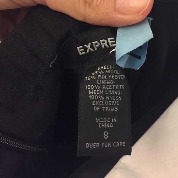 SALE! $13! EXPRESS strapless wool dress, sz 8 - Picture 4 of 4