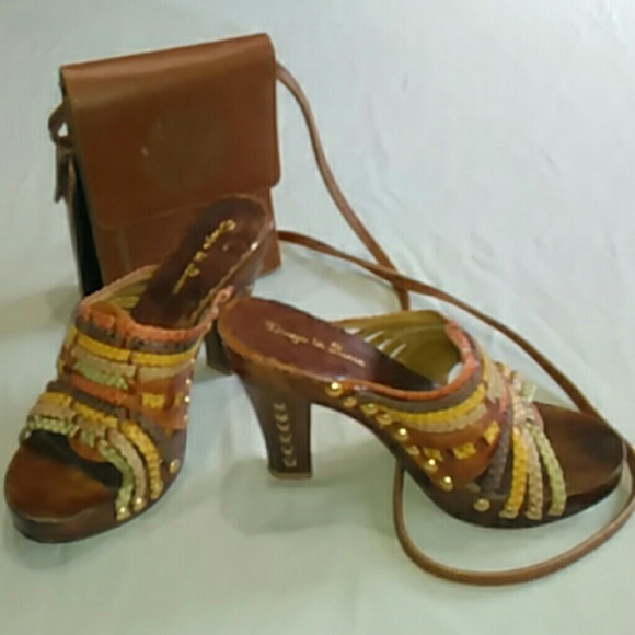 Deigo di Lucca Shoes - ✨Diego di Lucca Leather Heeled Sandals