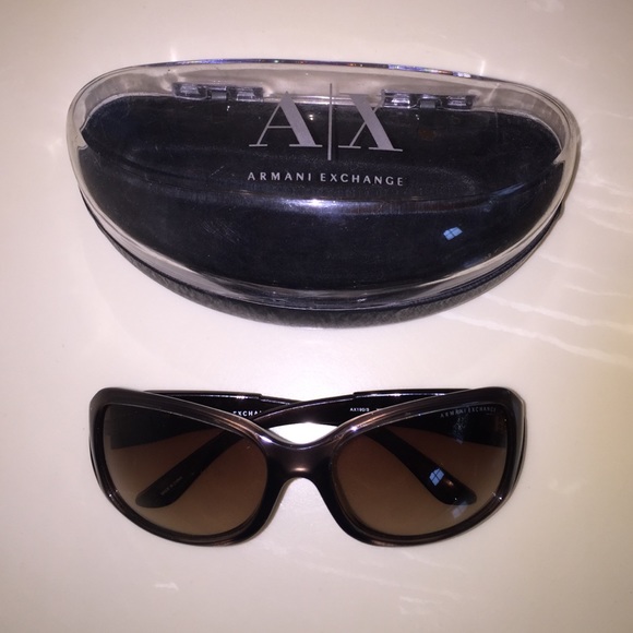 Authentic Brown Armani Exchange Sunglasses