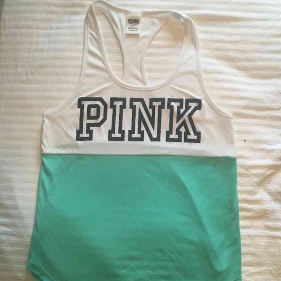 PINK Racerback Tank Top (read description) - Picture 2 of 4