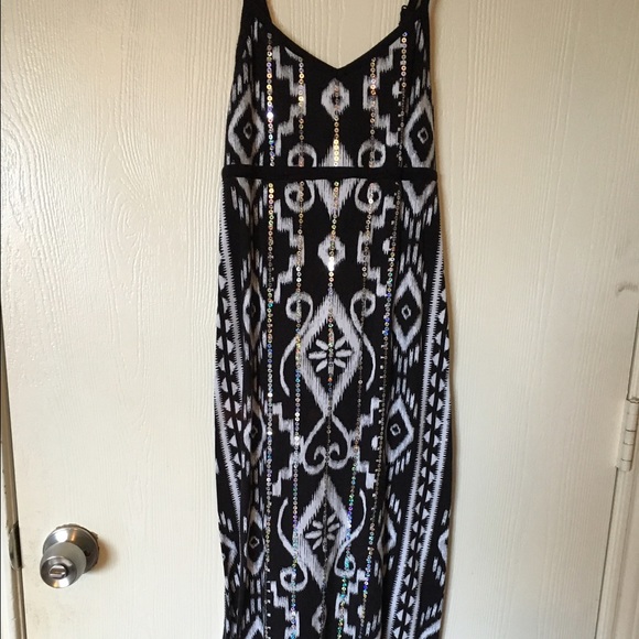 B/W justice maxi dress