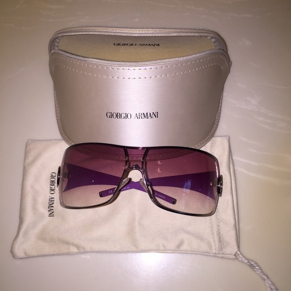 Authentic Purple Giorgio Armani Sunglasses