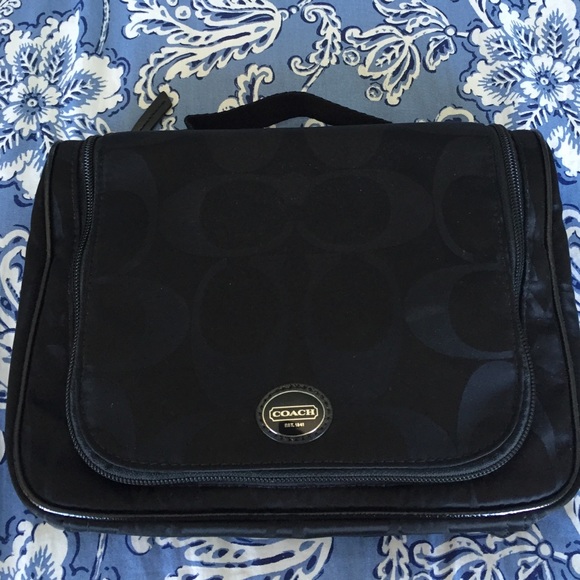 Authentic Coach travel cosmetic case