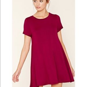 French Terry T-Shirt Dress