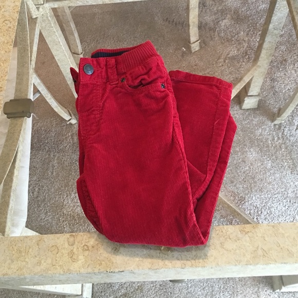 Red Corduroy H & M Pants Size ( 1yrs-2 yrs) - Picture 1 of 2