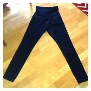 Liz Lange Dark Denim Maternity Pants
