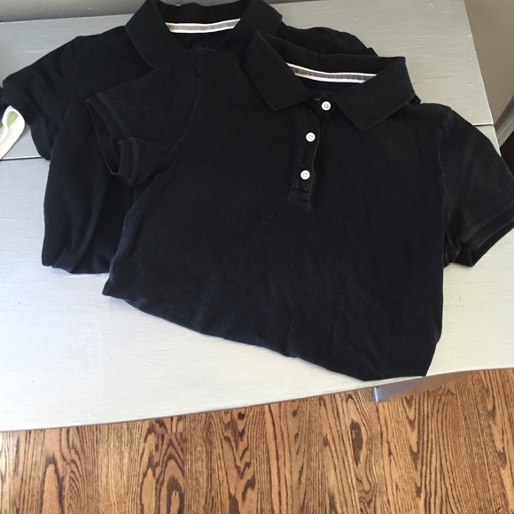 Two black American eagle Polos