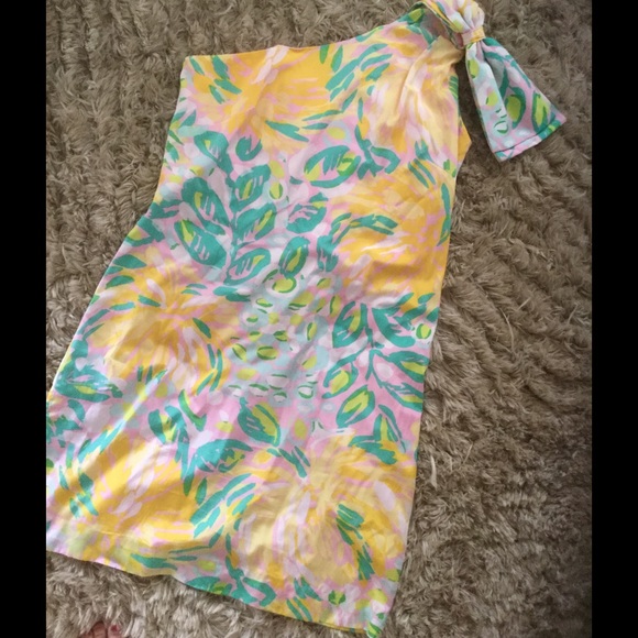 Lily Pulitzer one shoulder dress