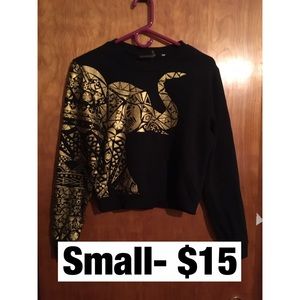 Gold Aztec Elephant Crewneck