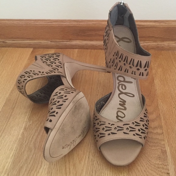 Sam Edelman Nude Heels- Size 7.5 - Picture 2 of 4