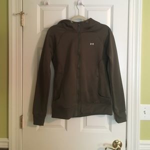 Army green under armor sweatshirt