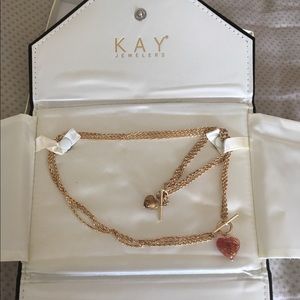 14k real gold Necklace and Bracelet set.
